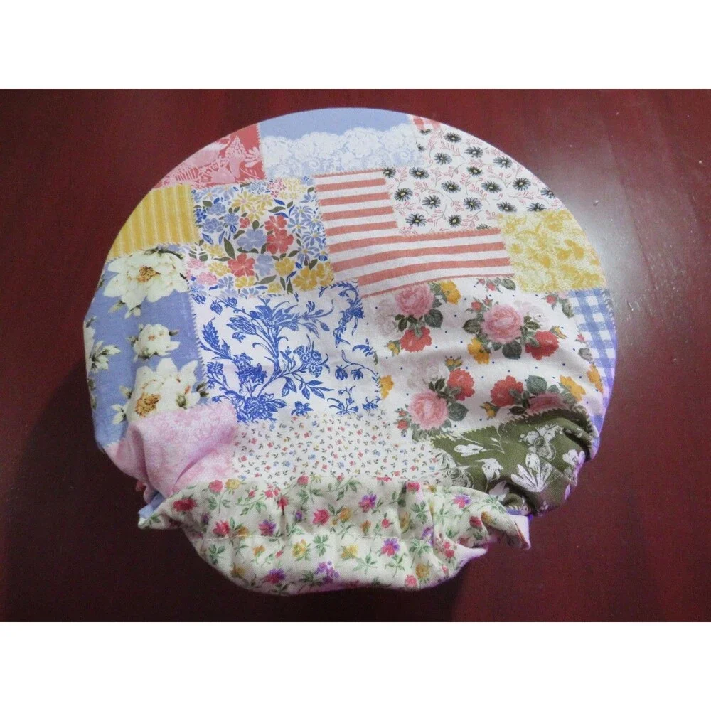 Kitchenaid Bowl Cover Reversible Boho Patchwork and Pink Floral